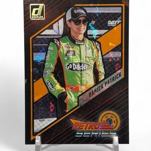 2024 Donruss Racing Danica Patrick Retro Series Orange Foil #8 Serial 63/75